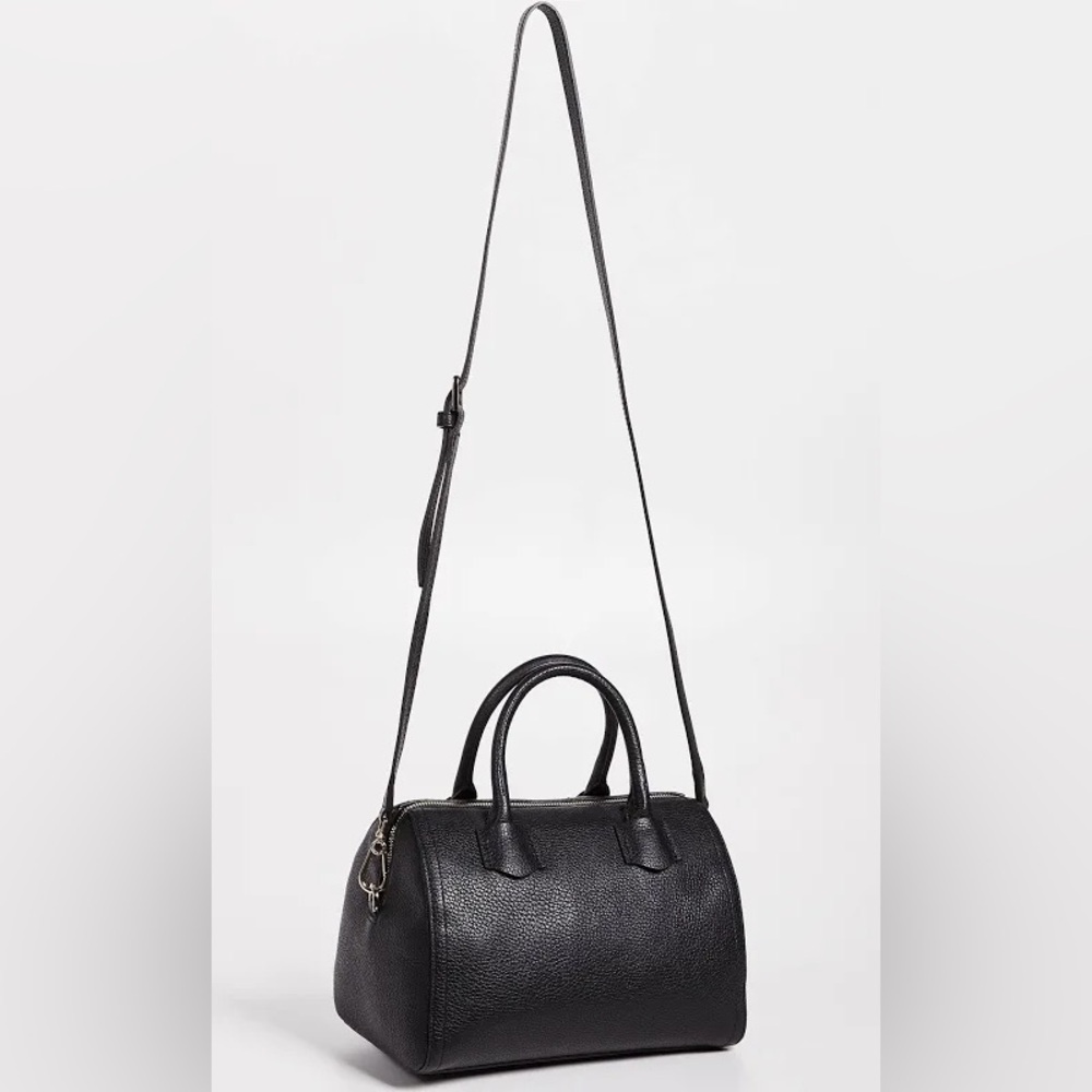 Furla Alba Pebbled Leather Satchel Crossbody Baby - Picture 2 of 10